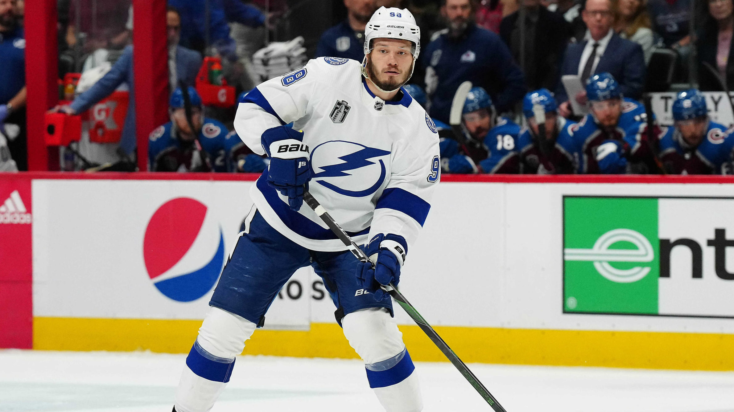 NHL: Stanley Cup Playoffs-Tampa Bay Lightning at Colorado Avalanche