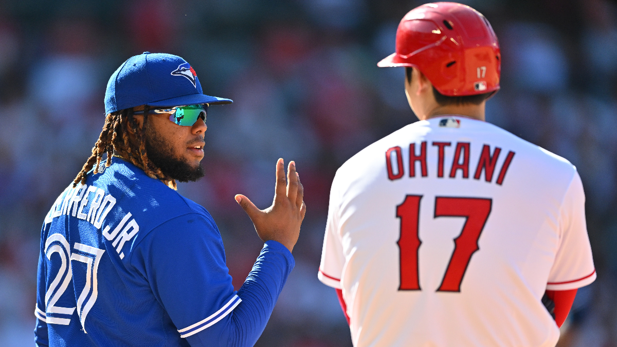 Toronto Blue Jays first baseman Vladimir Guerrero Jr. and Los Angeles Angels designated hitter Shohei Ohtani