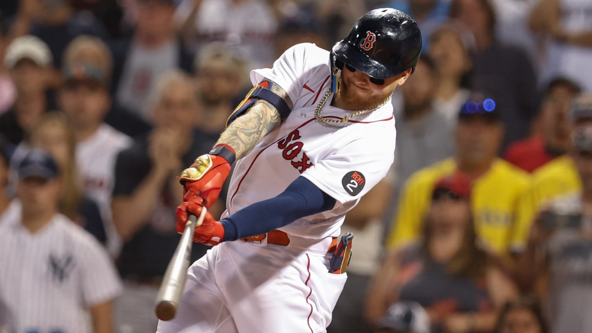 Boston Red Sox left fielder Alex Verdugo