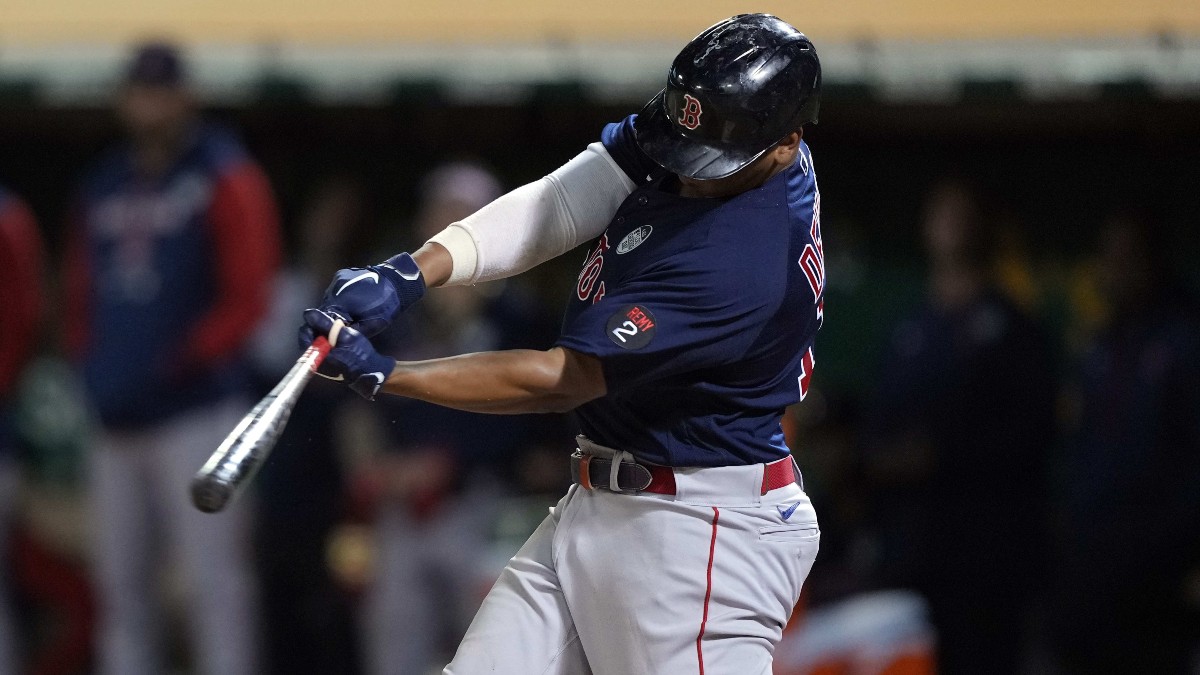 Boston Red Sox third baseman Rafael Devers