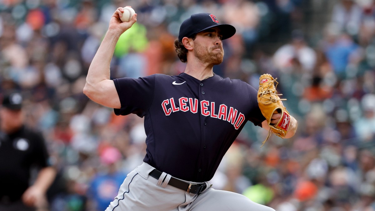 Cleveland Guardians pitcher Shane Bieber