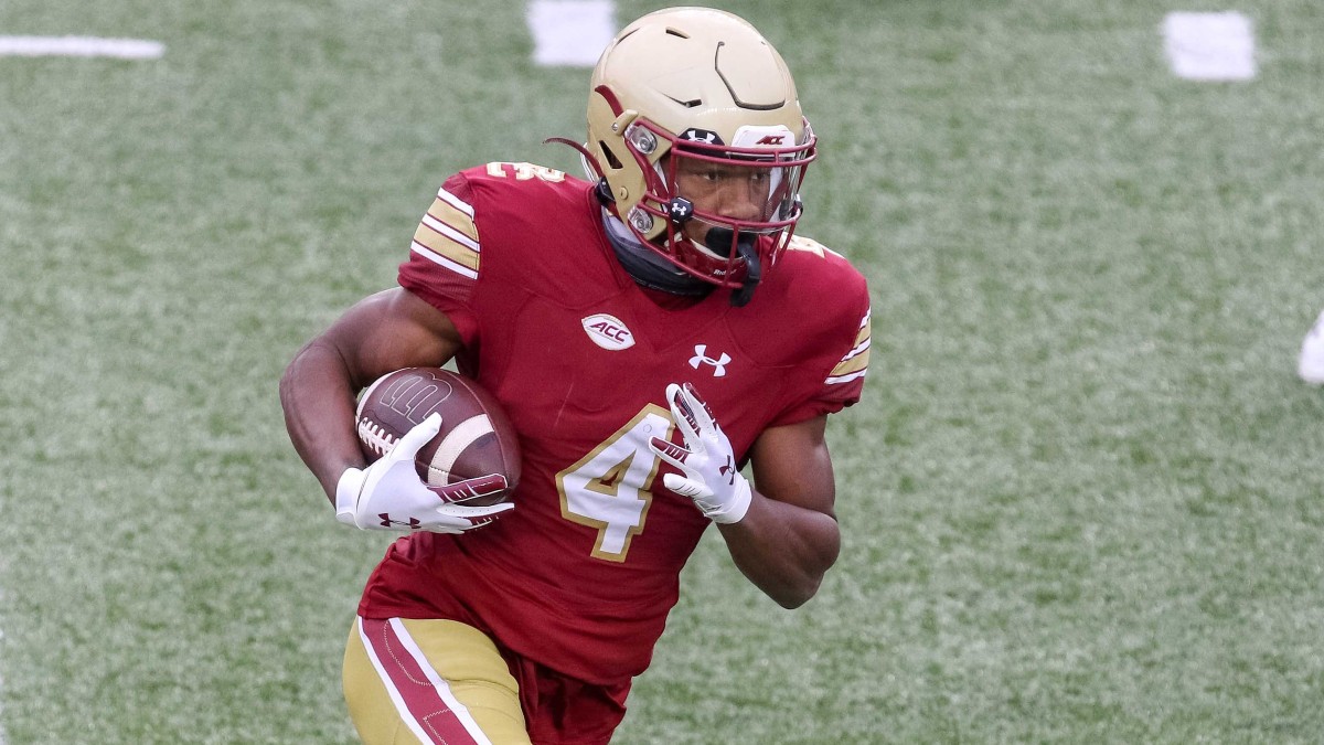 Boston College Eagles wide receiver Zay Flowers