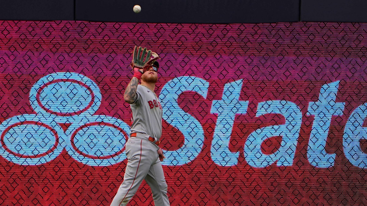 Boston Red Sox left fielder Alex Verdugo