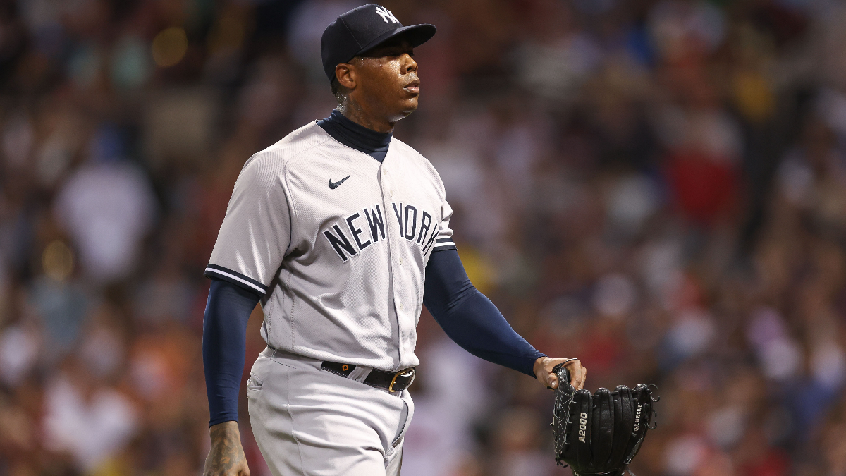 New York Yankees pitcher Aroldis Chapman