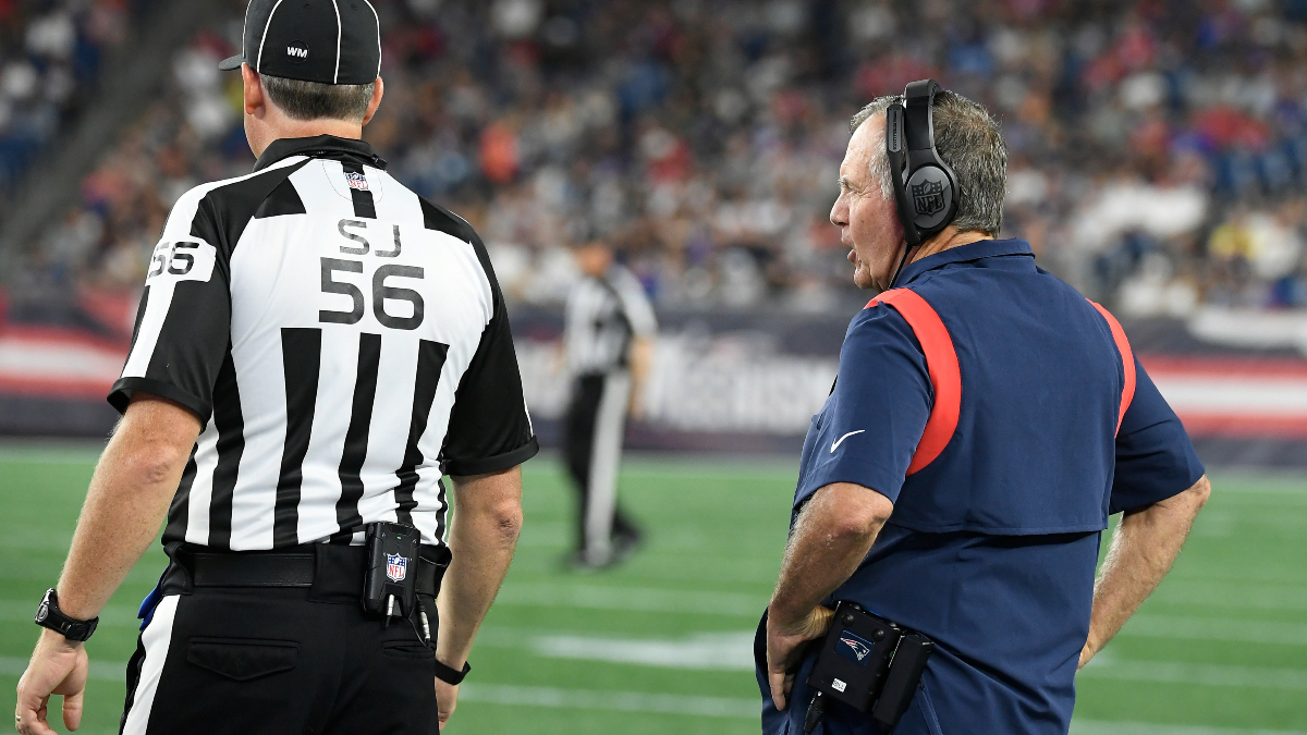 New England Patriots head coach Bill Belichick