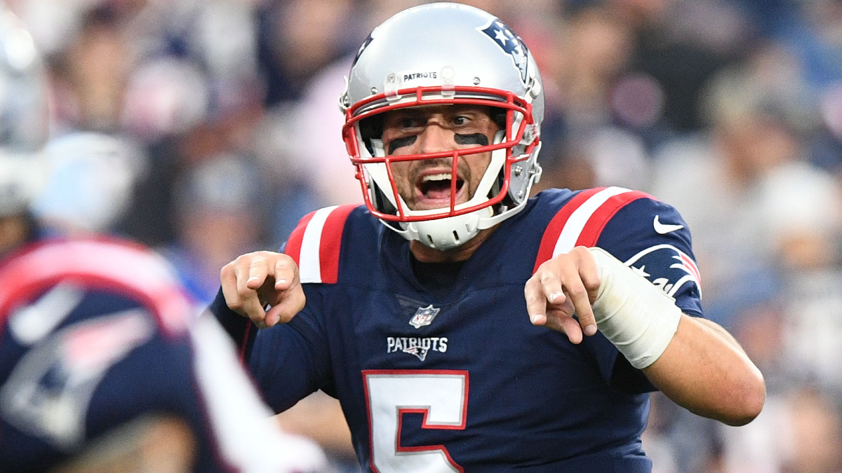 New England Patriots quarterback Brian Hoyer