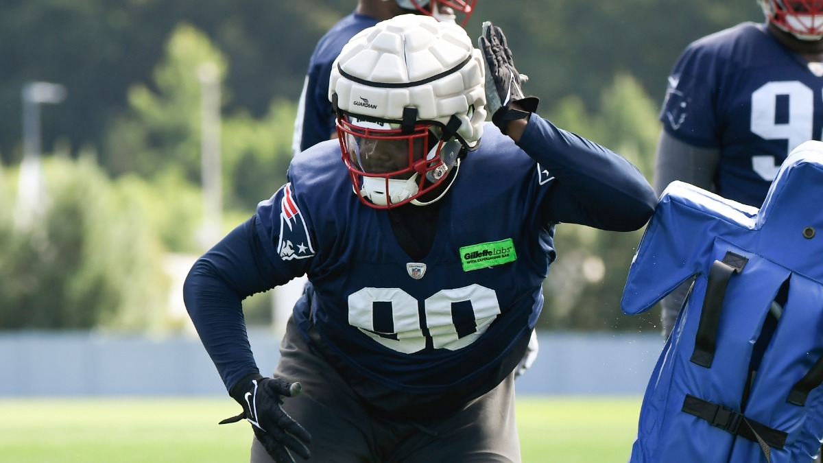 New England Patriots defensive end Christian Barmore
