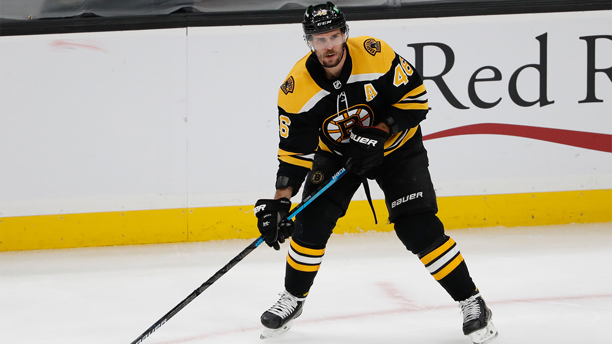 Boston Bruins forward David Krejci
