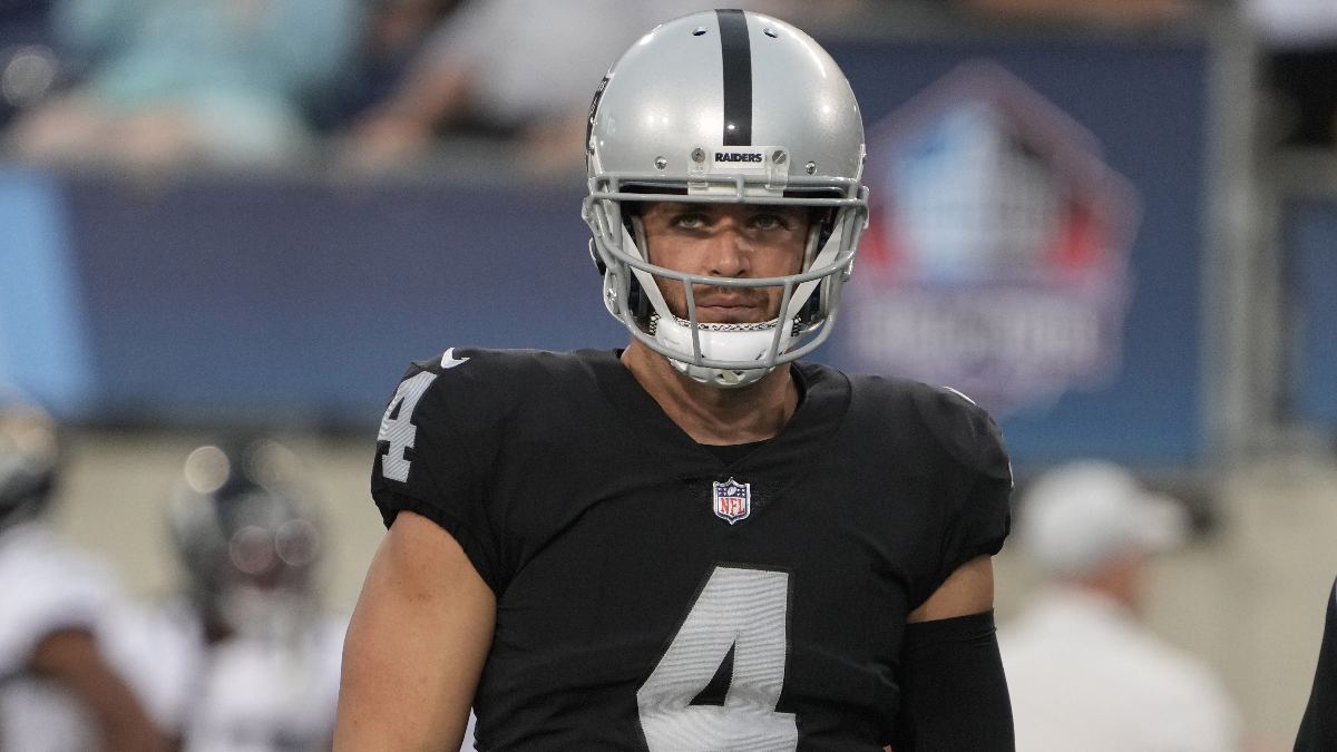 Las Vegas Raiders quarterback Derek Carr