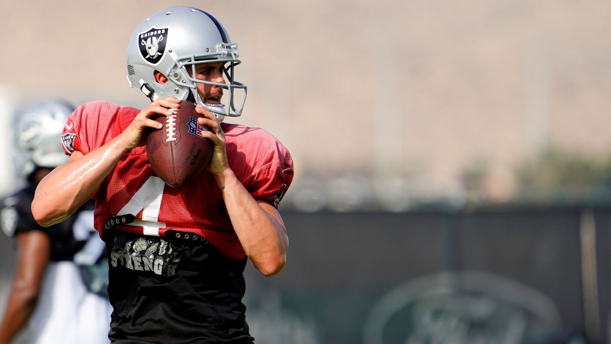 Las Vegas Raiders quarterback Derek Carr