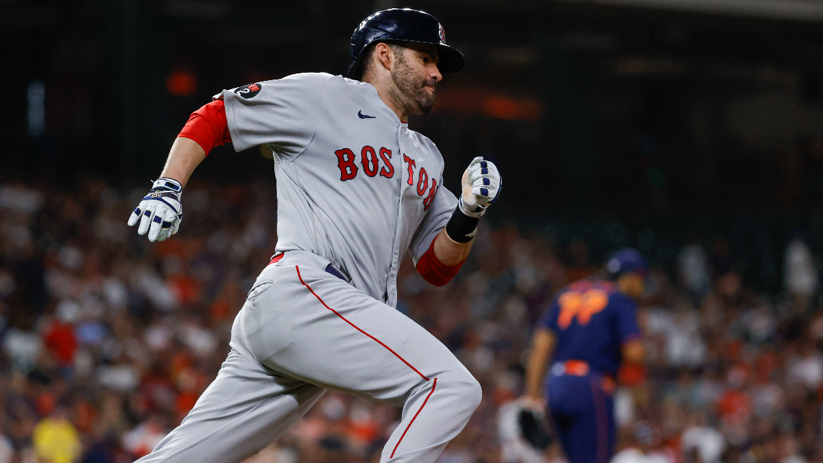 Boston Red Sox designated hitter J.D. Martinez