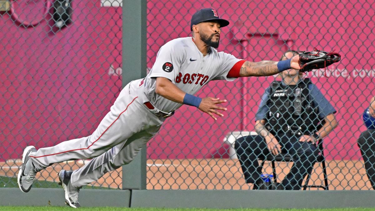 Boston Red Sox outfielder Jaylin Davis