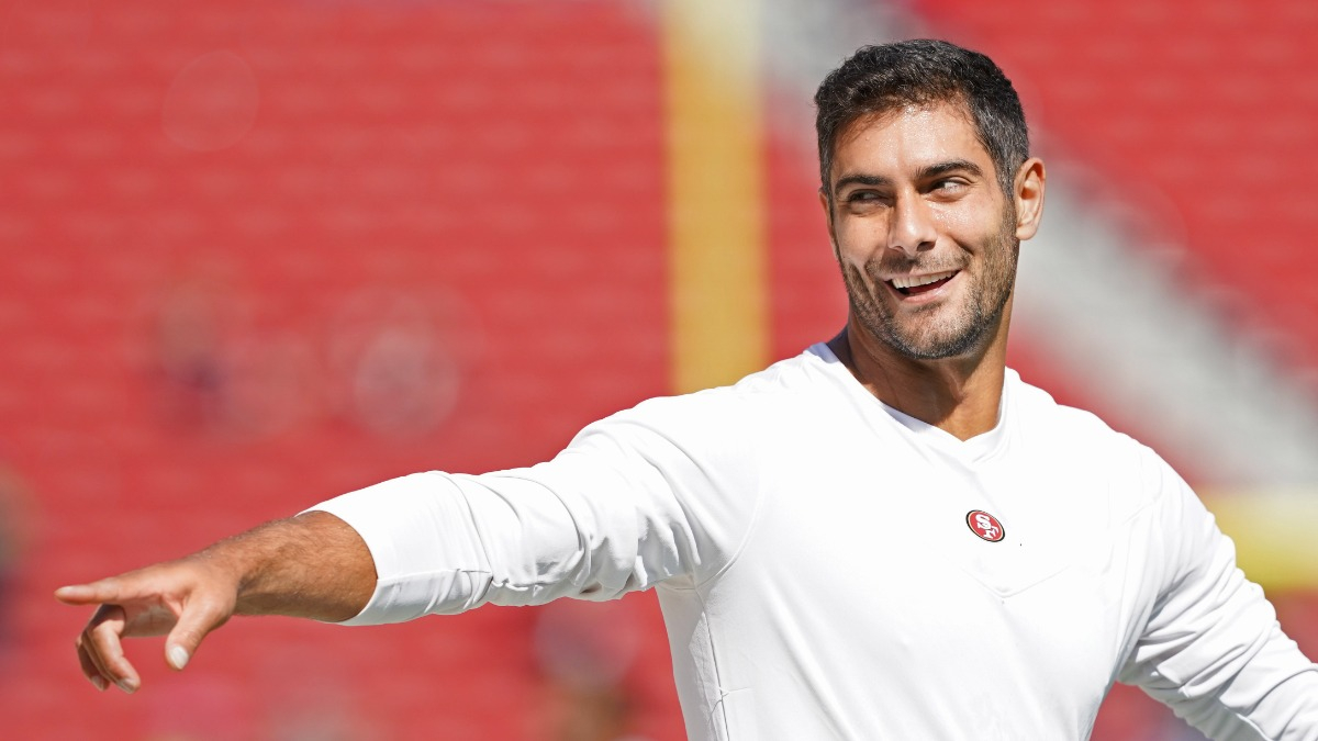 San Francisco 49ers quarterback Jimmy Garoppolo