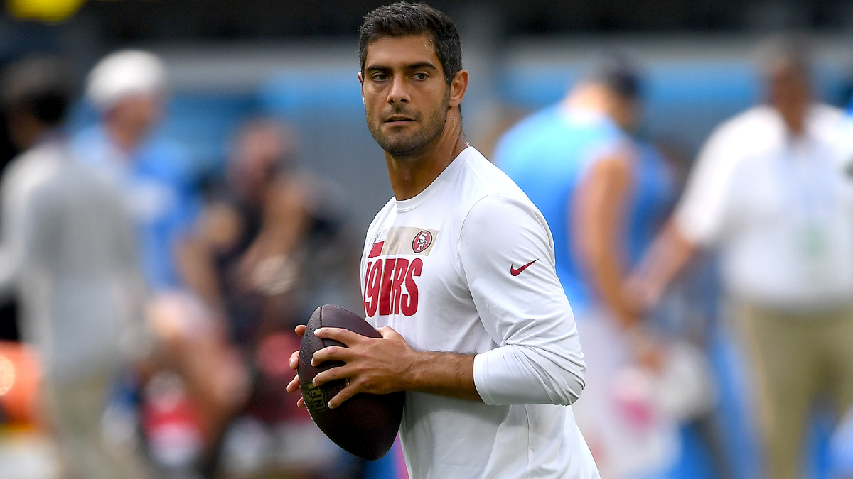 San Francisco 49ers quarterback Jimmy Garoppolo