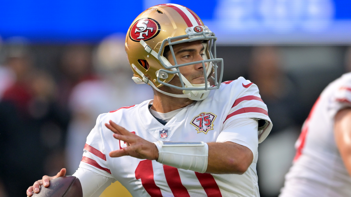 San Francisco 49ers quarterback Jimmy Garoppolo