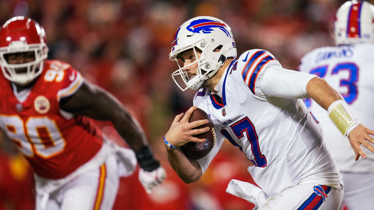 Buffalo Bills quarterback Josh Allen