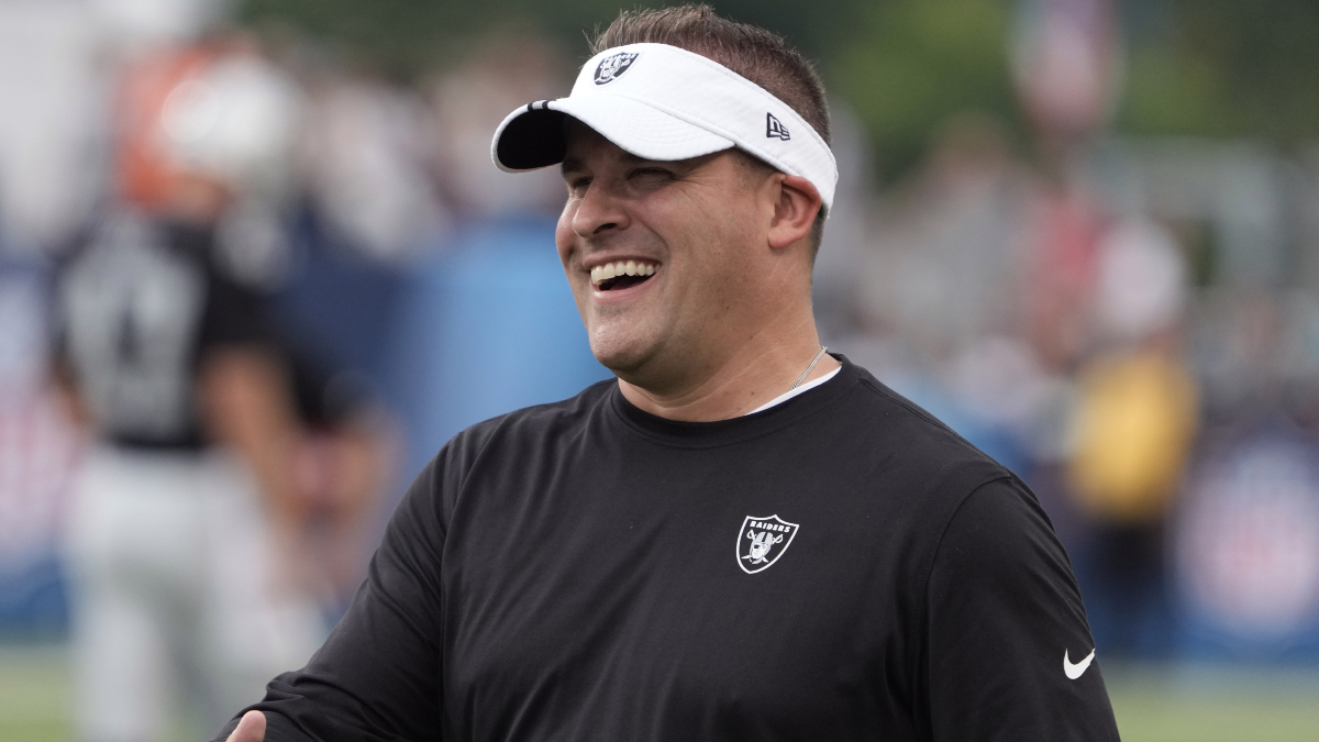 Las Vegas Raiders head coach Josh McDaniels