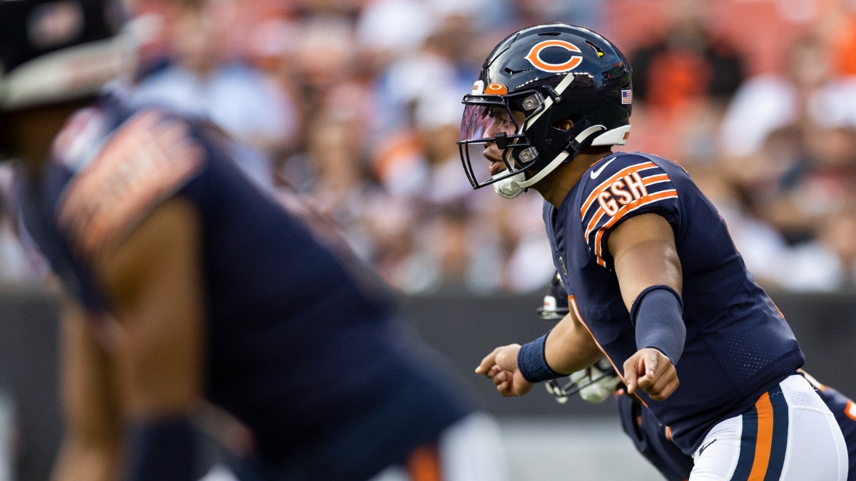 Chicago Bears quarterback Justin Fields
