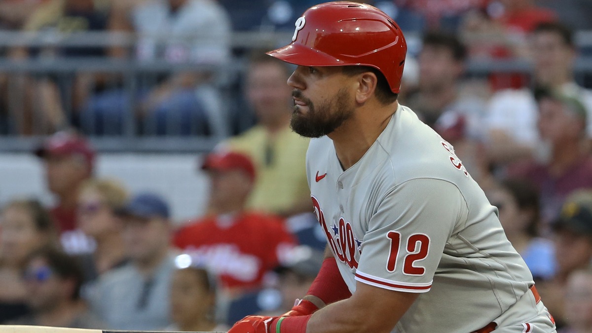 Philadelphia Phillies left fielder Kyle Schwarber