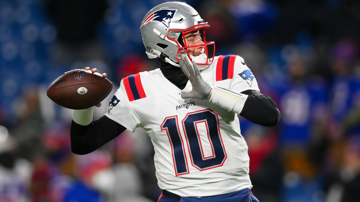 New England Patriots quarterback Mac Jones