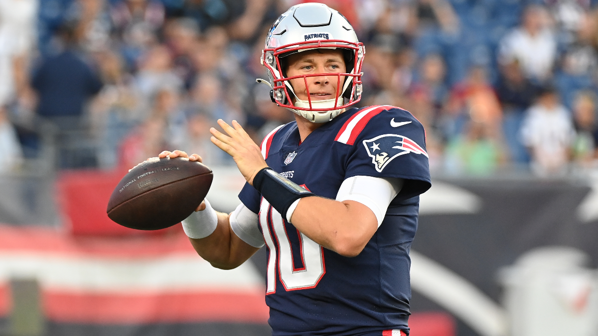 New England Patriots quarterback Mac Jones