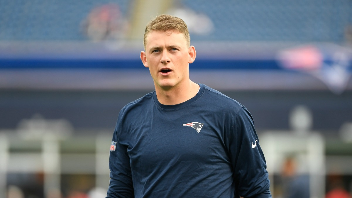 New England Patriots quarterback Mac Jones