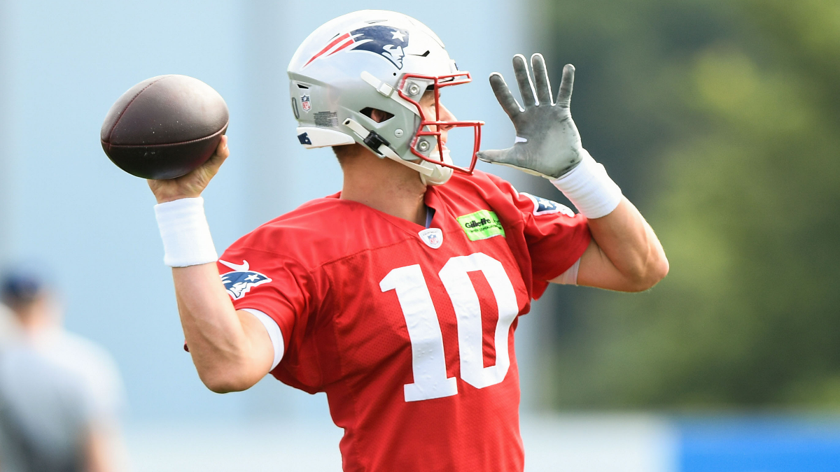 New England Patriots quarterback Mac Jones