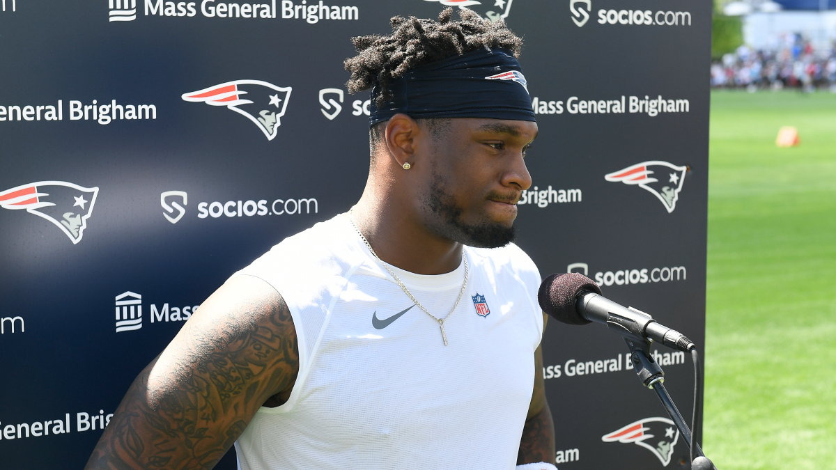 New England Patriots linebacker Mack Wilson