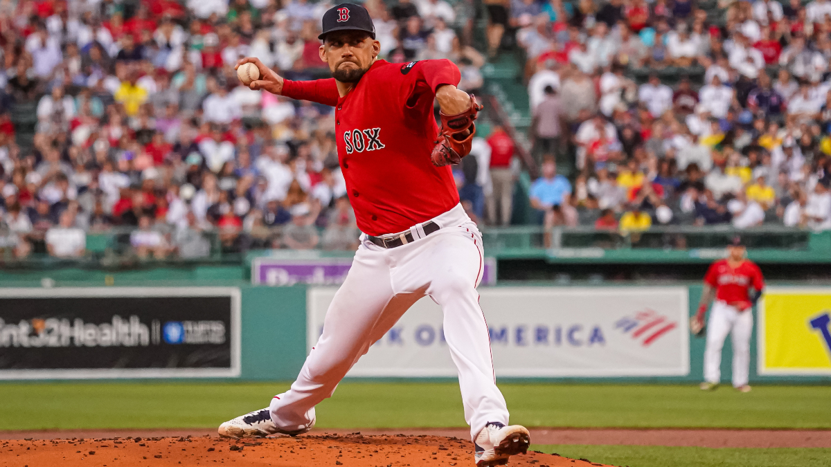 Boston Red Sox pitcher Nathan Eovaldi