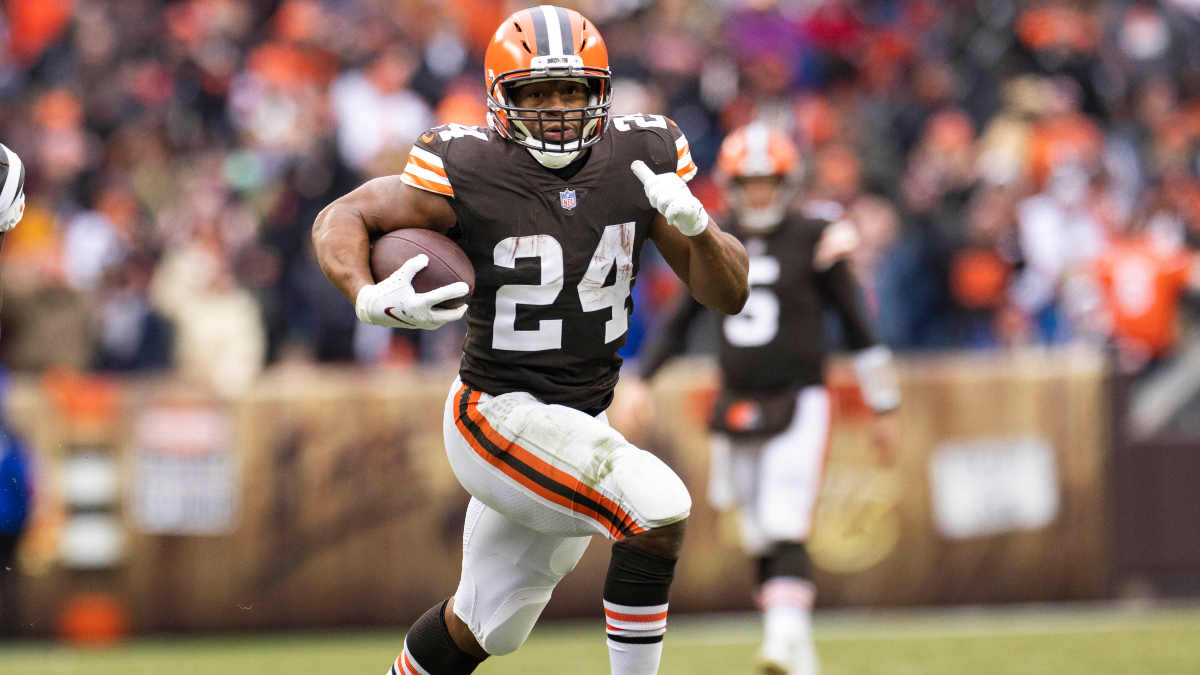 Cleveland Browns quarterback Nick Chubb