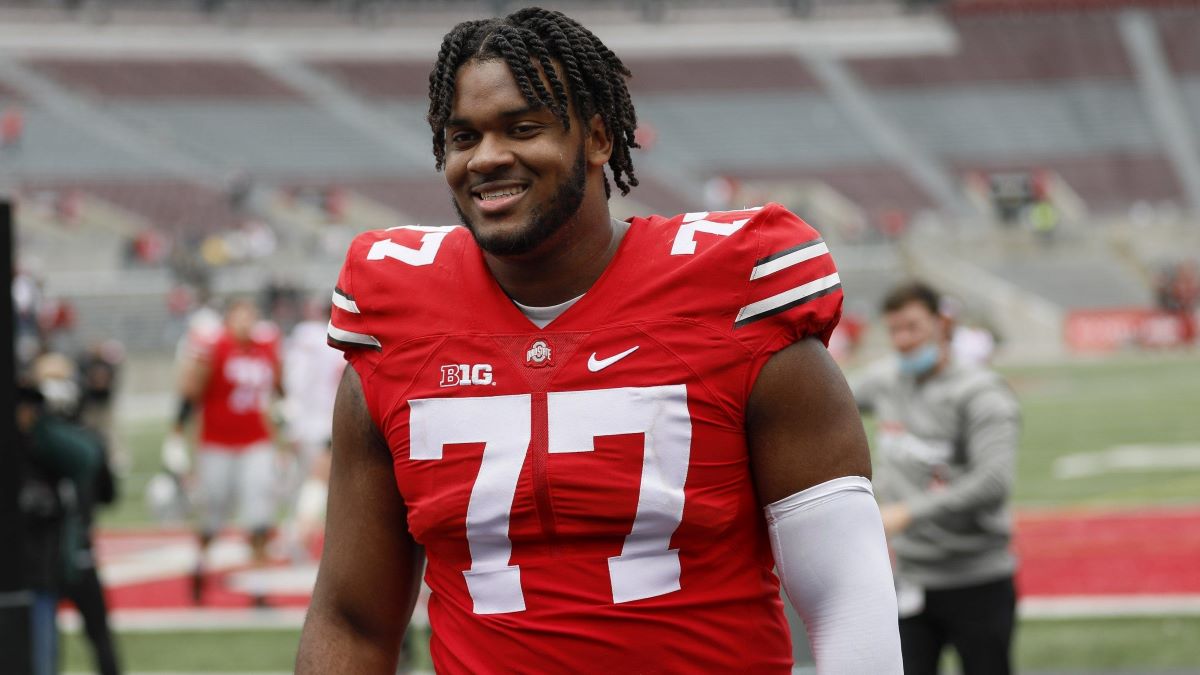 Ohio State offensive lineman Paris Johnson Jr.