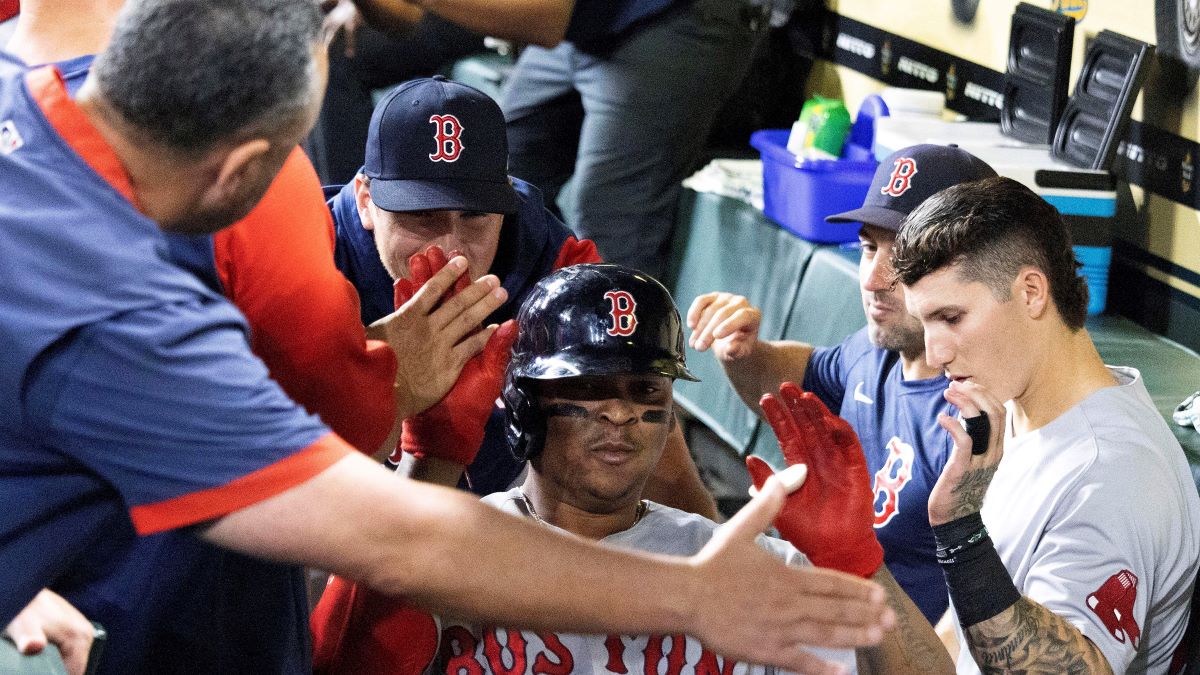 Boston Red Sox third baseman Rafael Devers