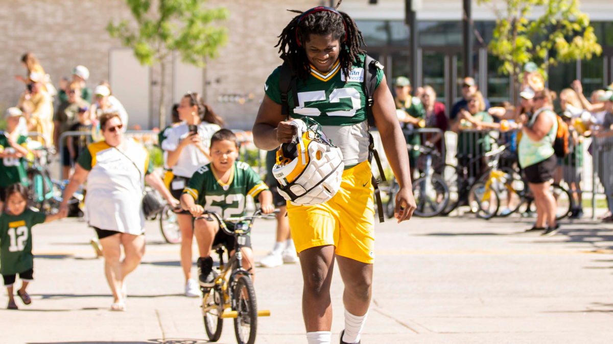 Green Bay Packers defensive end Rashan Gary