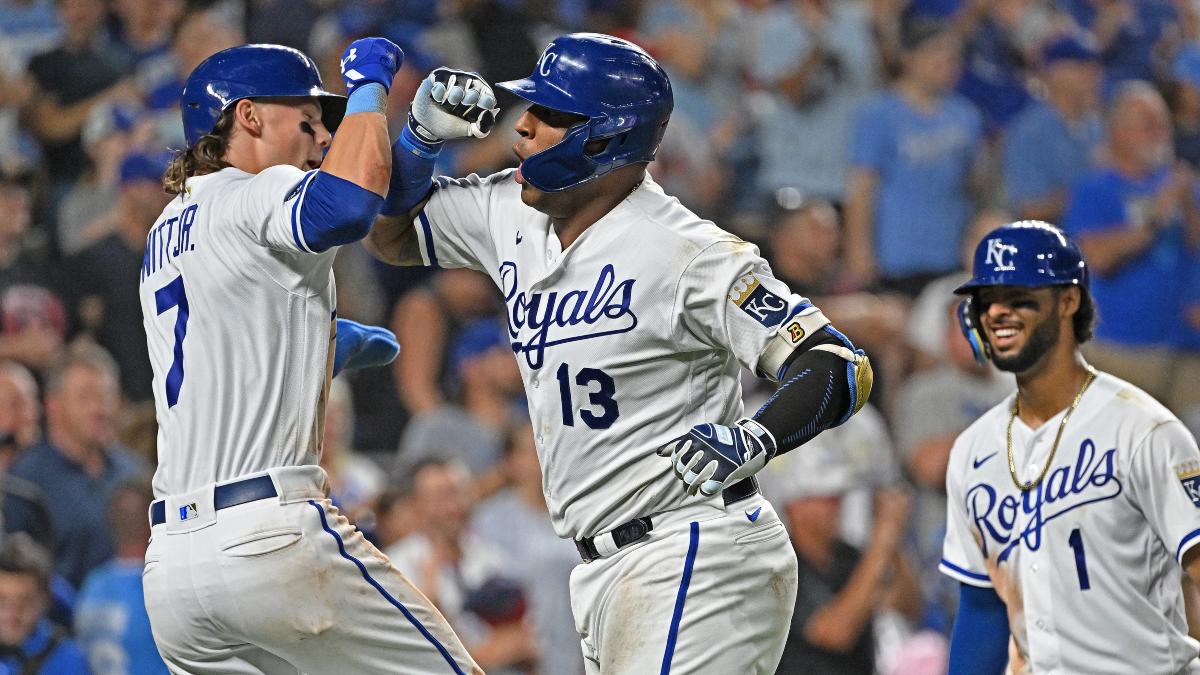 Kansas City Royals catcher Salvador Perez