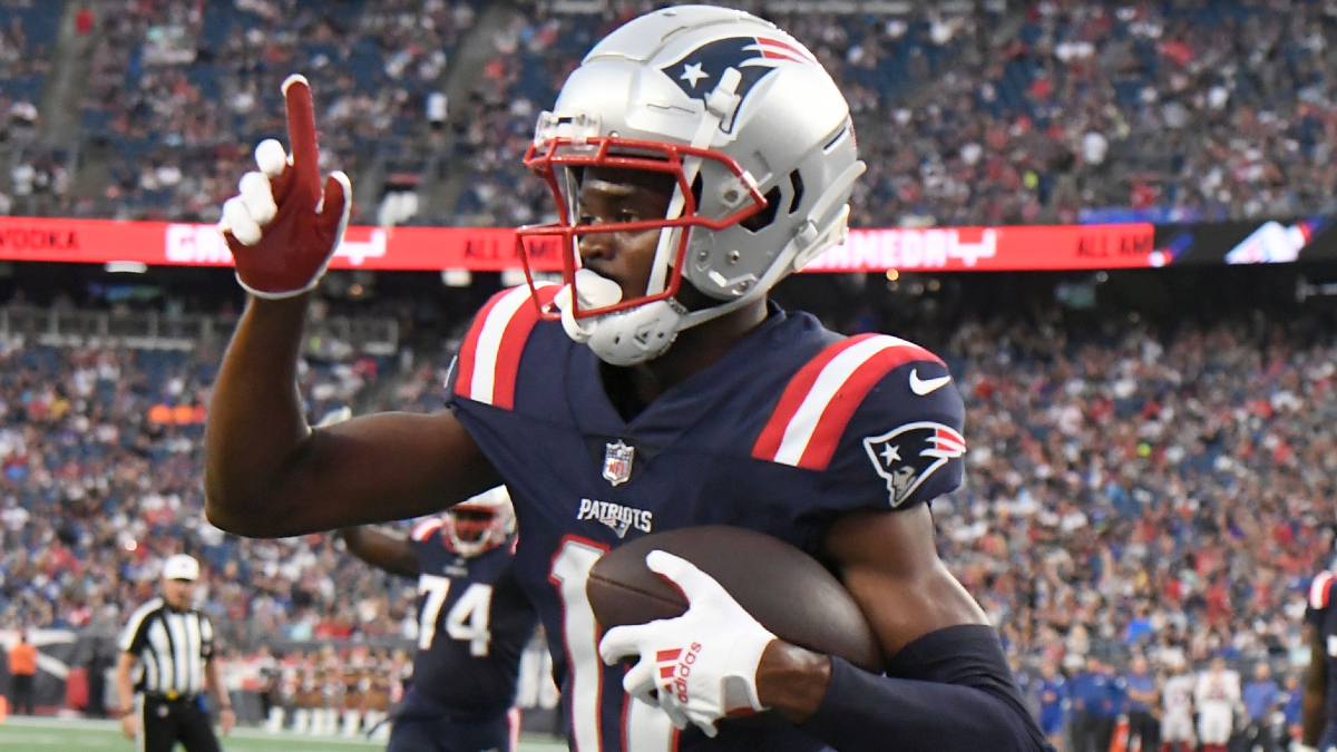 New England Patriots wide receiver Tyquan Thornton