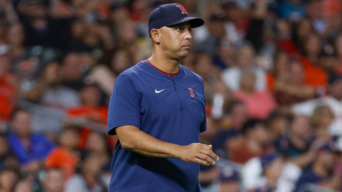 Boston Red Sox manager Alex Cora
