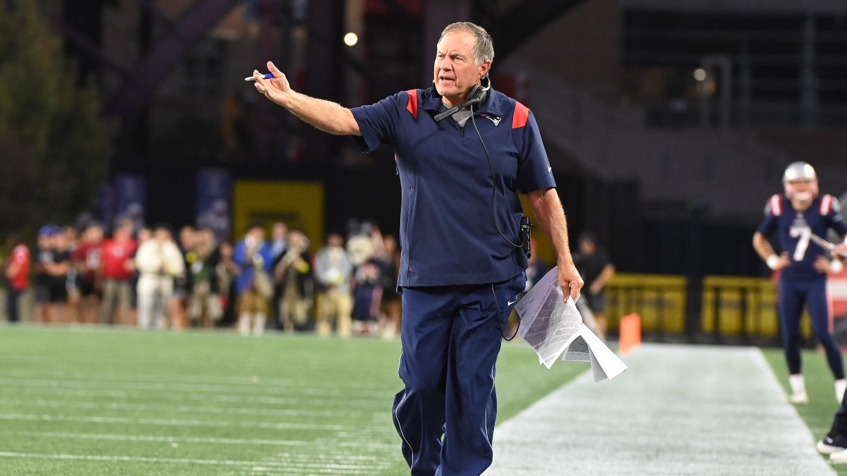 New England Patriots head coach Bill Belichick