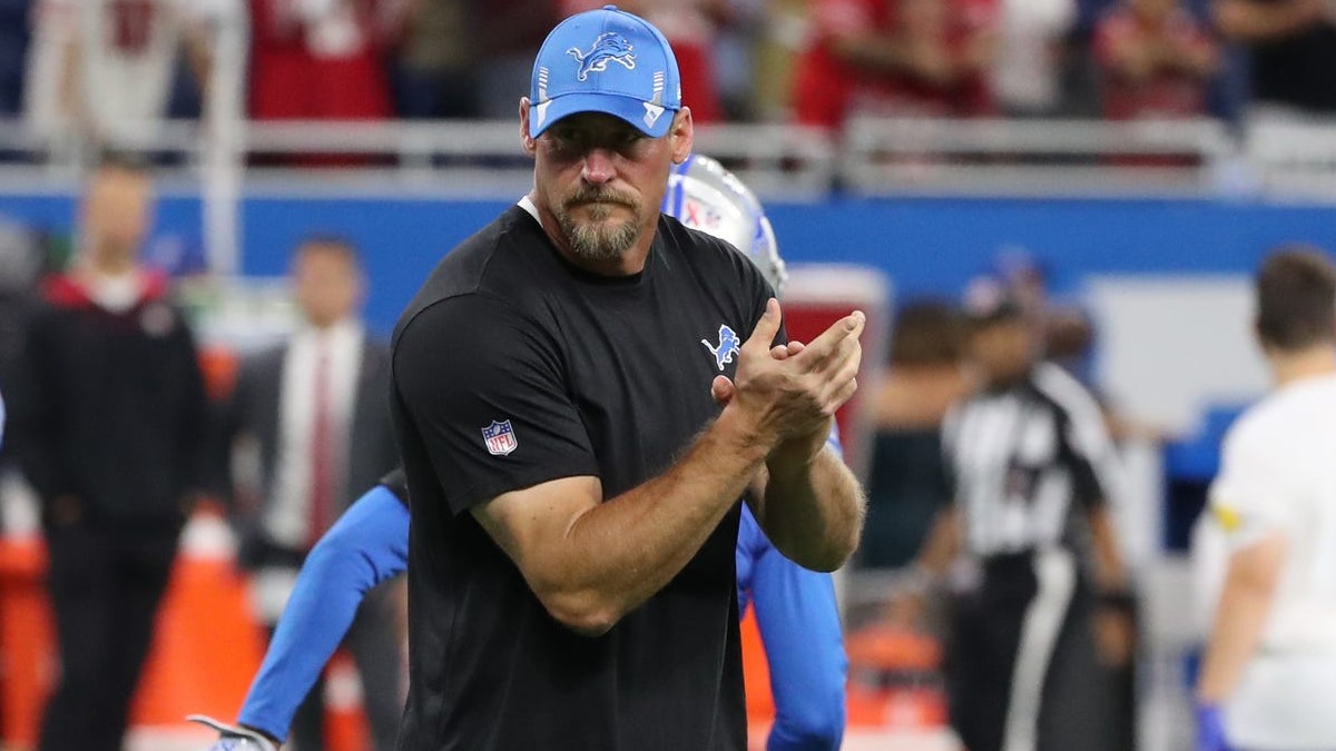 Detroit Lions head coach Dan Campbell