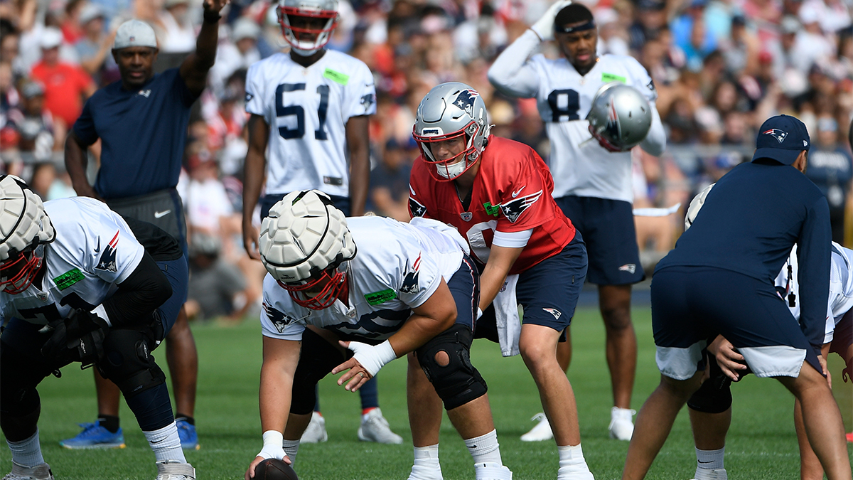 New England Patriots quarterback Mac Jones