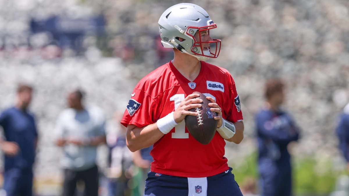 New England Patriots quarterback Mac Jones