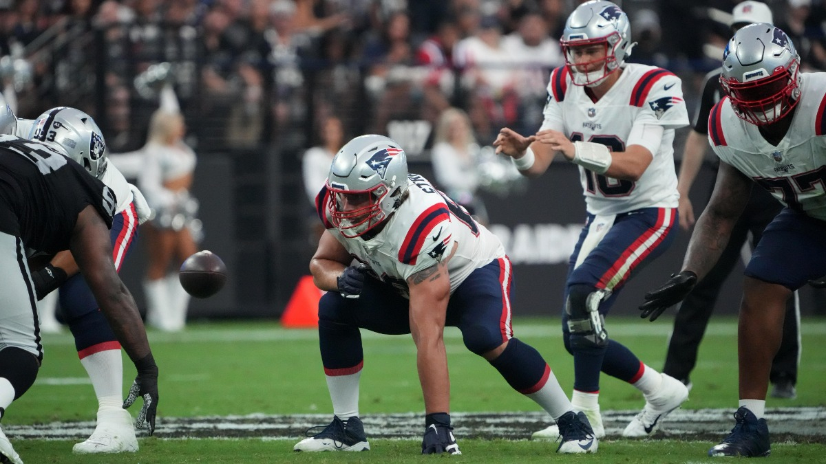 New England Patriots quarterback Mac Jones