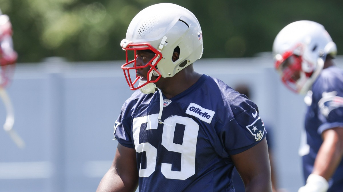 New England Patriots defensive lineman Sam Roberts