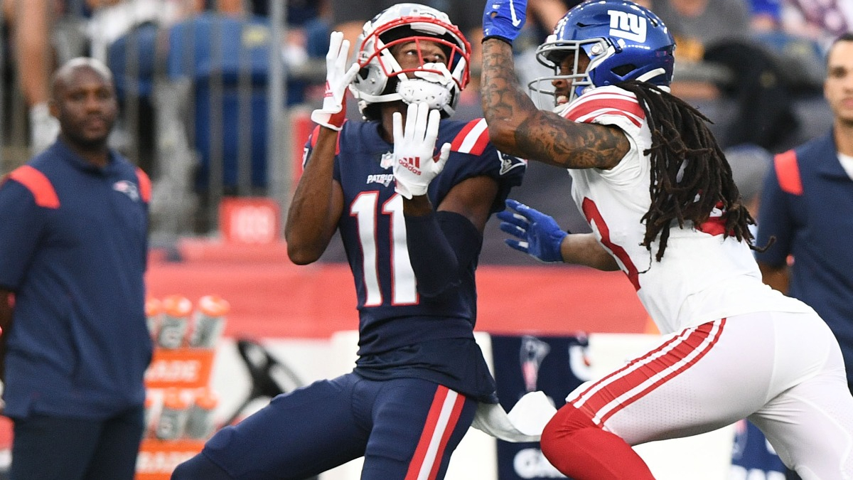 New England Patriots receiver Tyquan Thornton