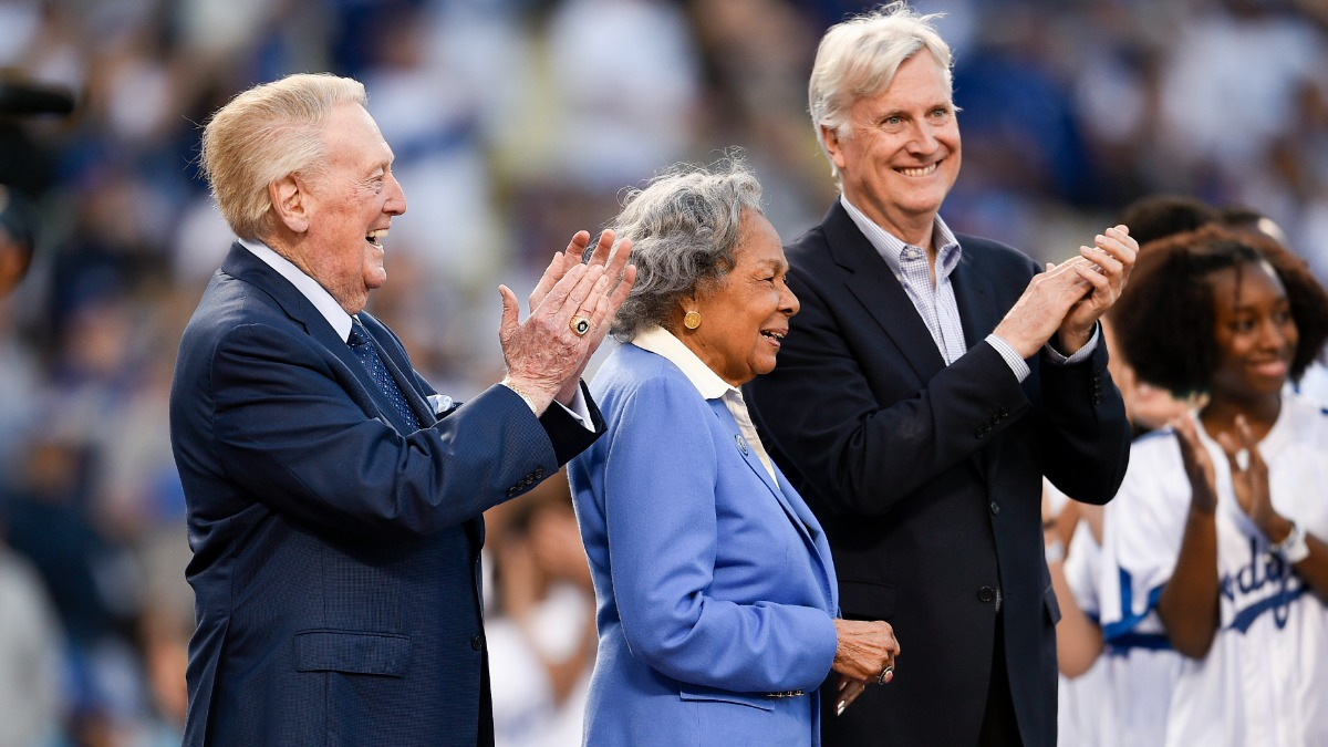 Hall of Fame broadcaster Vin Scully
