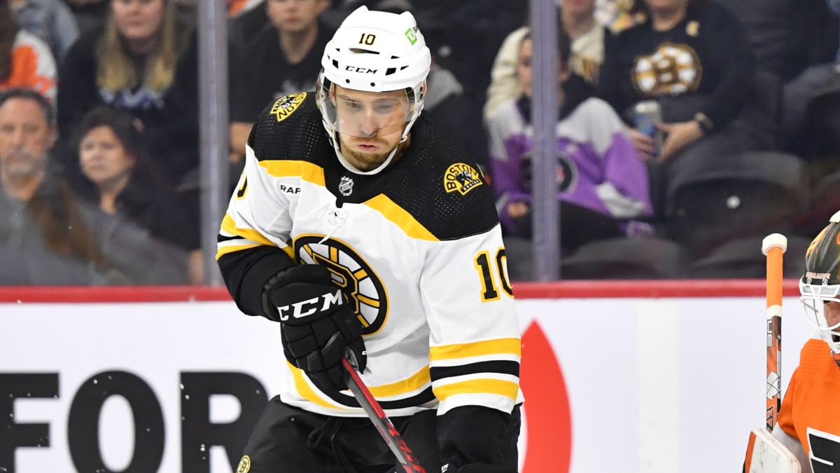 Boston Bruins forward A.J. Greer