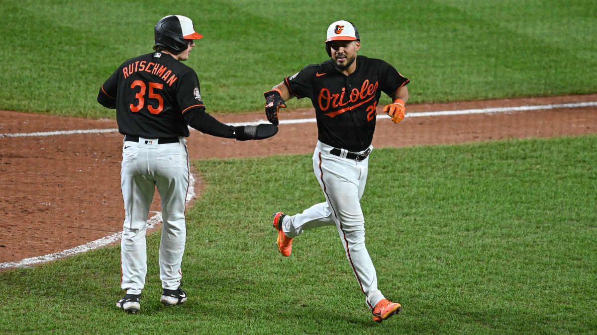 Baltimore Orioles catcher Adley Rutschman