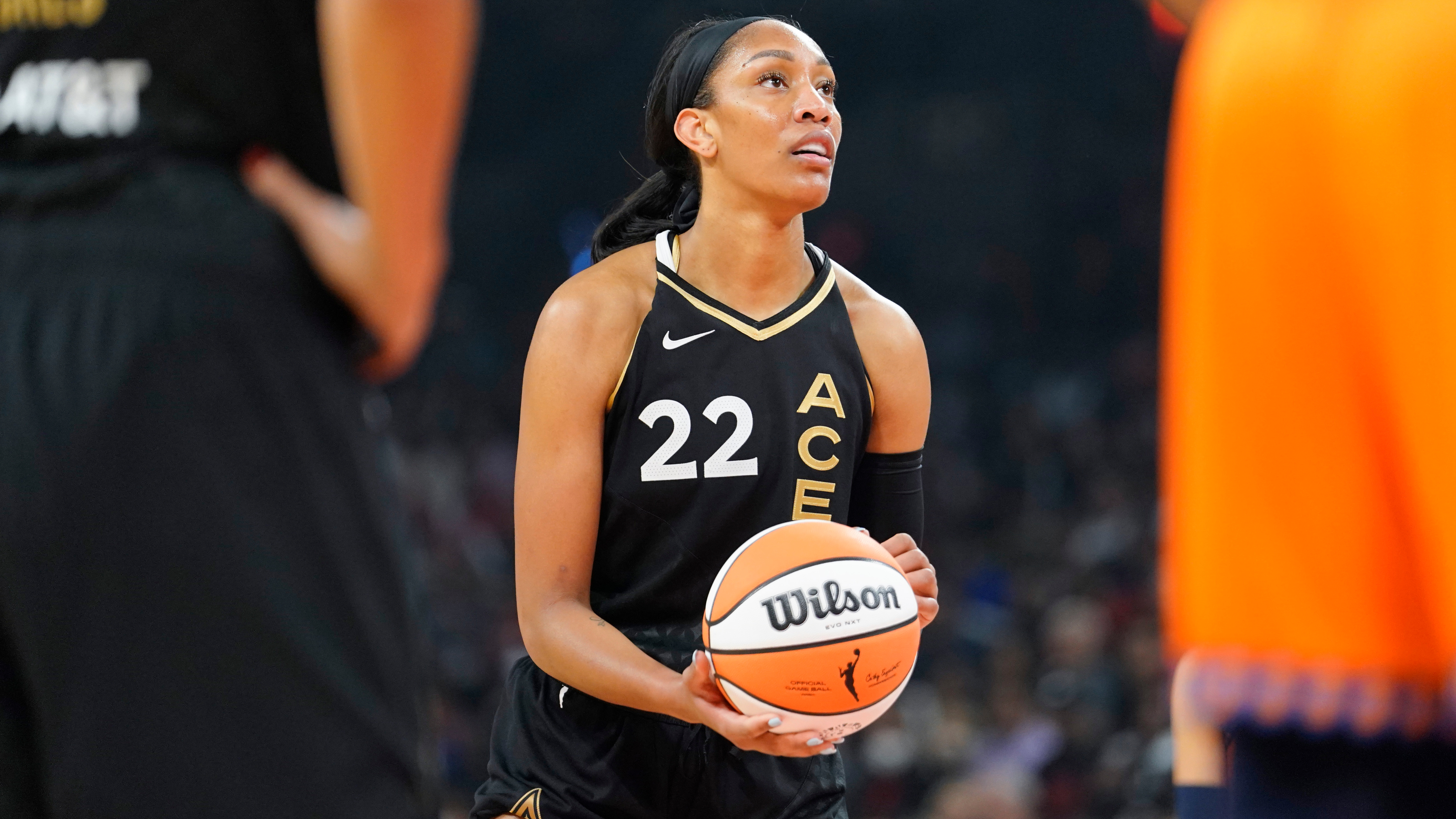 Las Vegas Aces forward A'ja Wilson