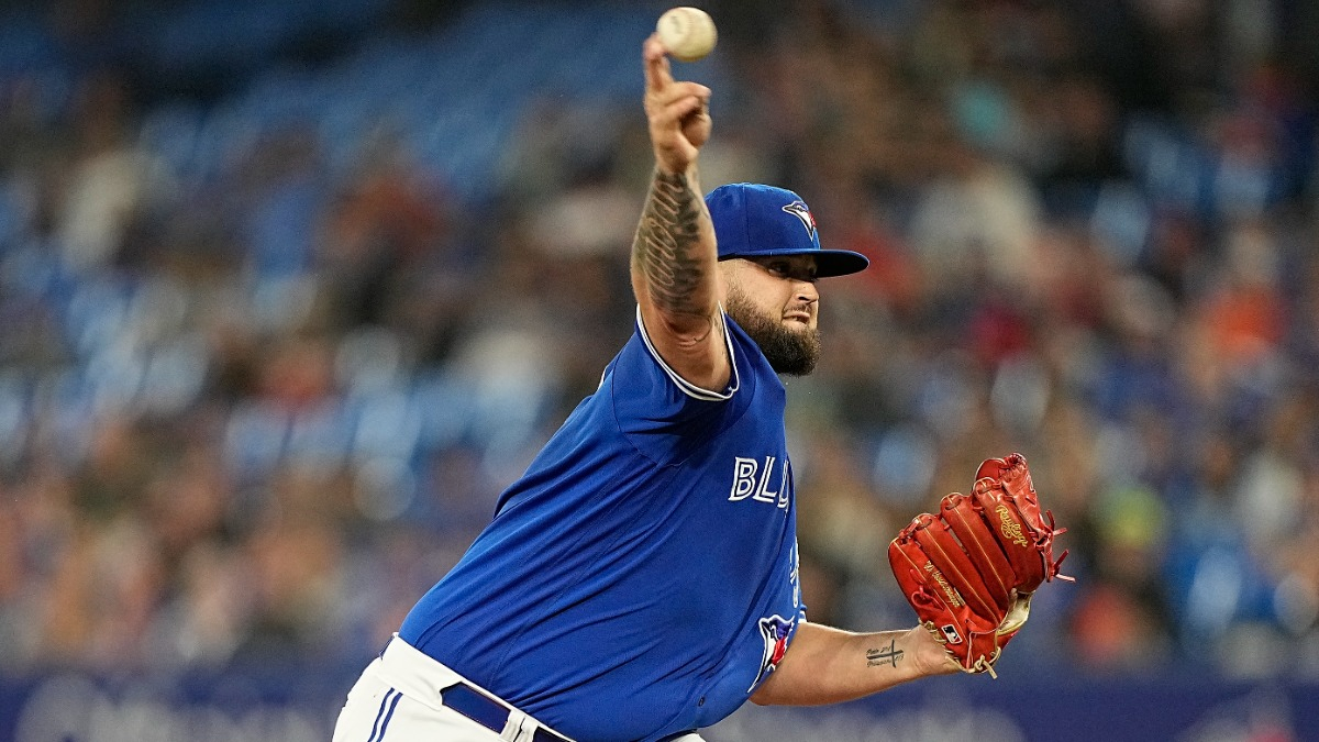 Toronto Blue Jays pitcher Alek Manoah