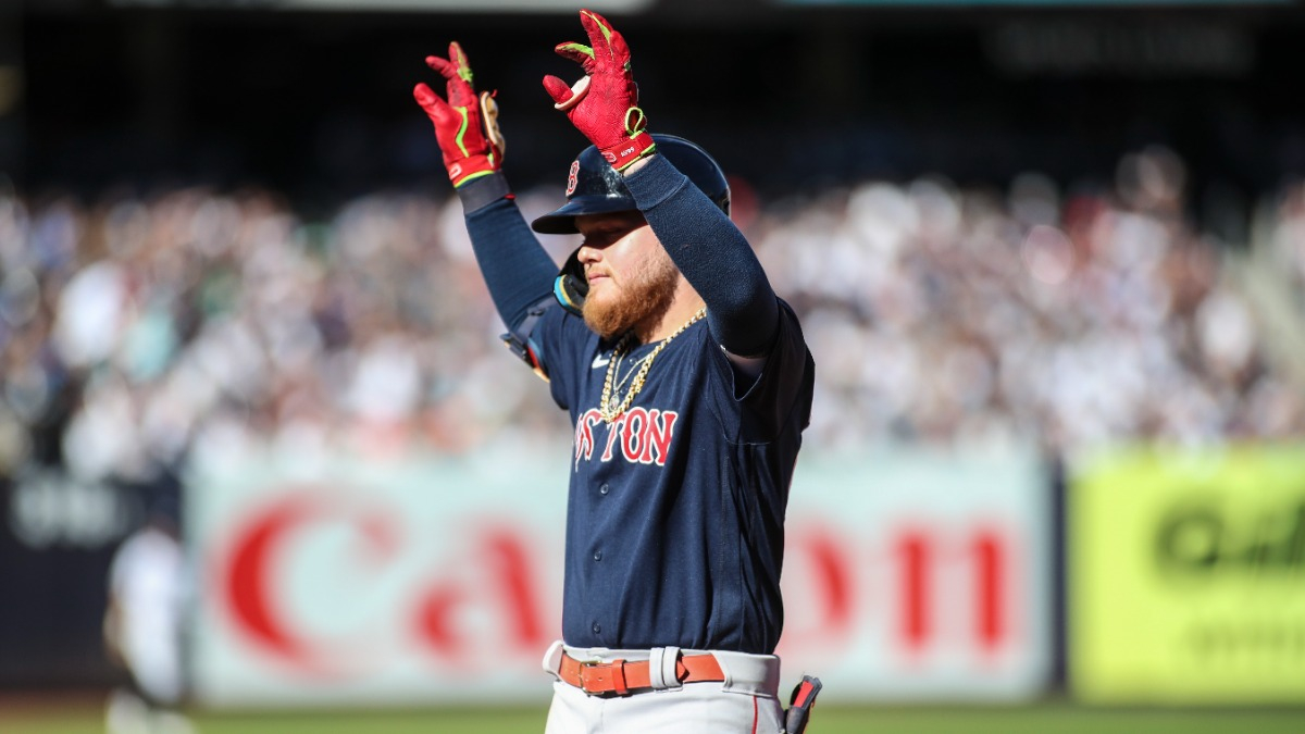 Boston Red Sox outfielder Alex Verdugo
