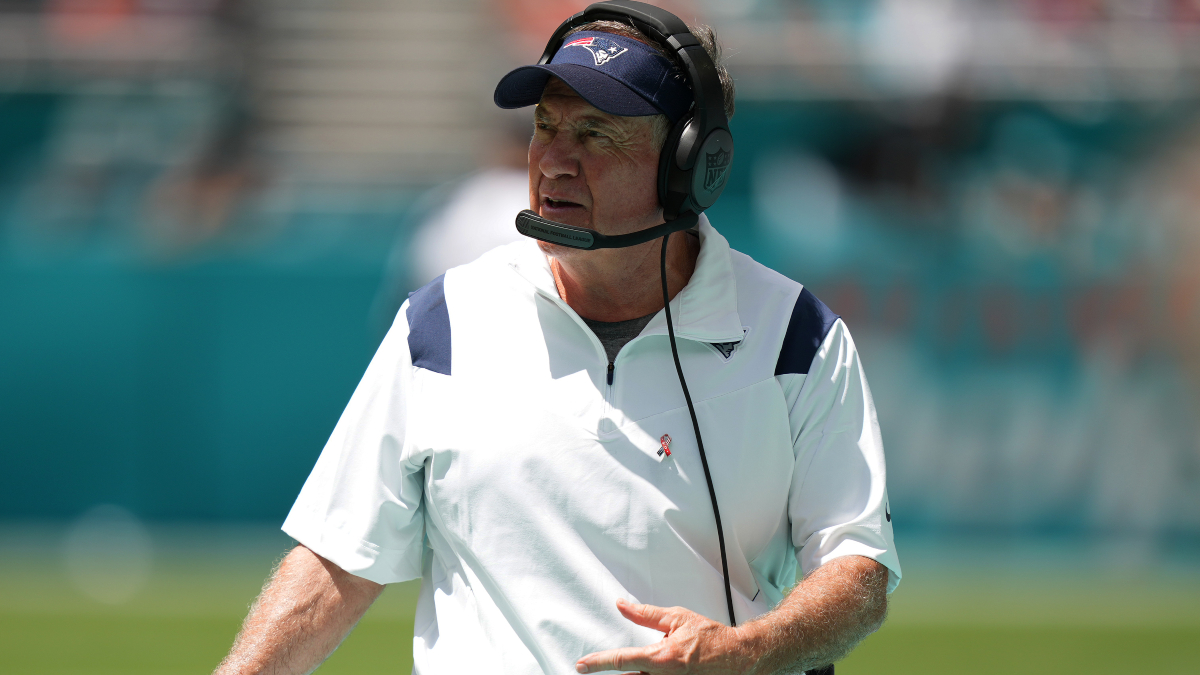 New England Patriots head coach Bill Belichick